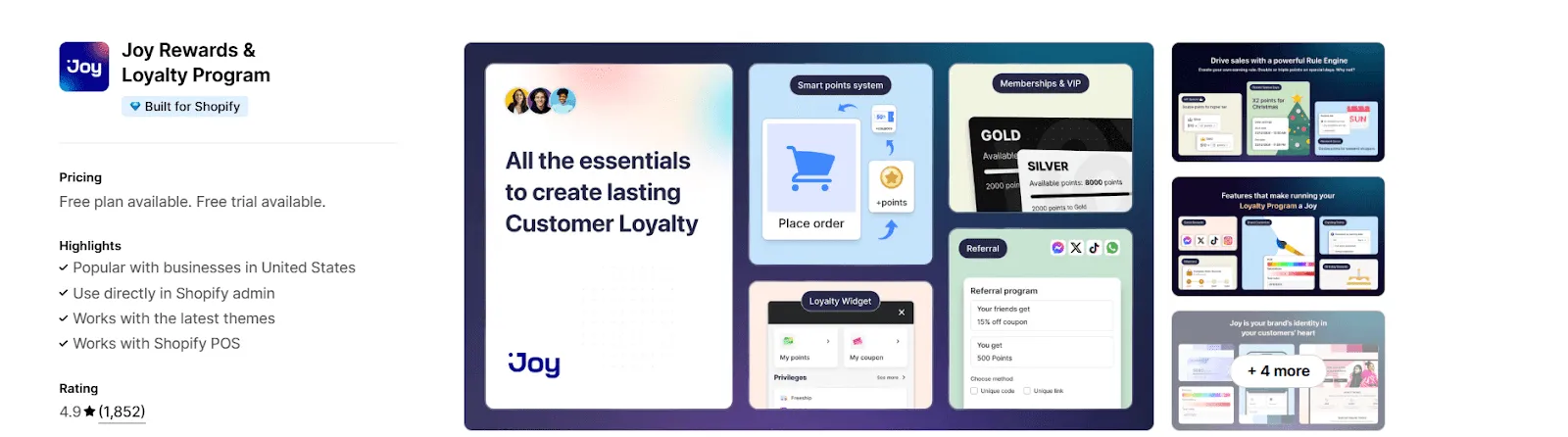 Joy Rewards & Loyalty Program